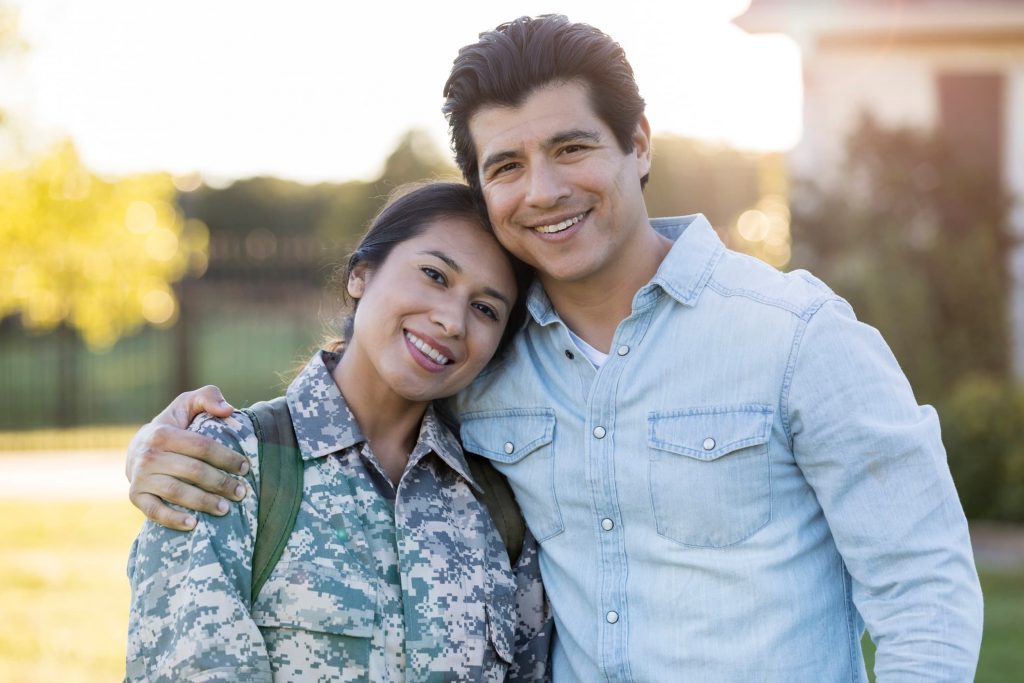 Military couple