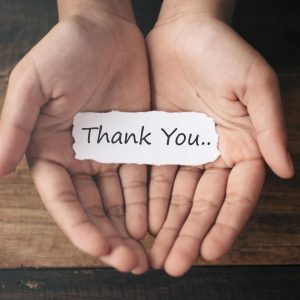 thank you message to clients