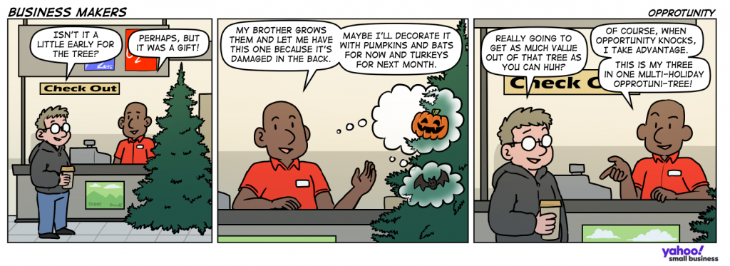 Business Maker Comic Strip